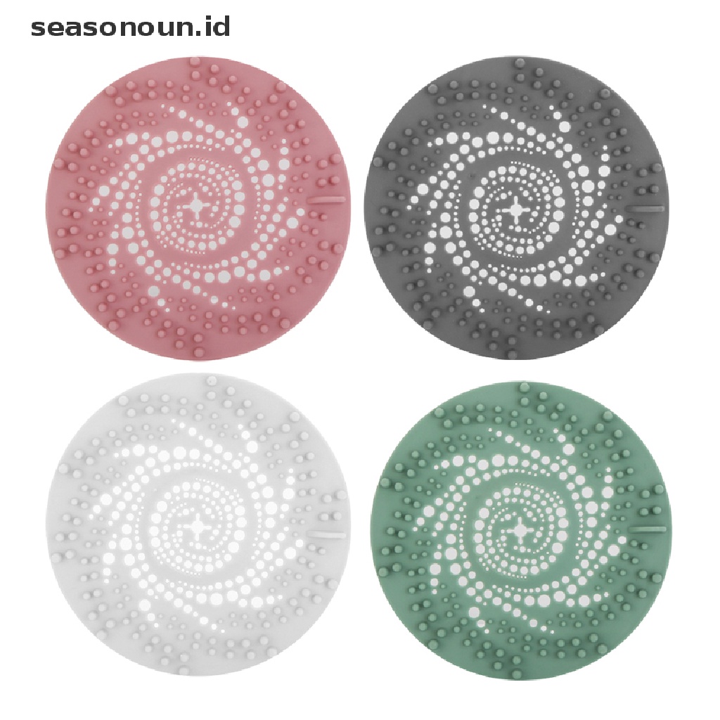 【seasonoun】 Round Hair Filter Sink Anti-blocking Strainer Bathtub Shower Floor Drain Stopper .