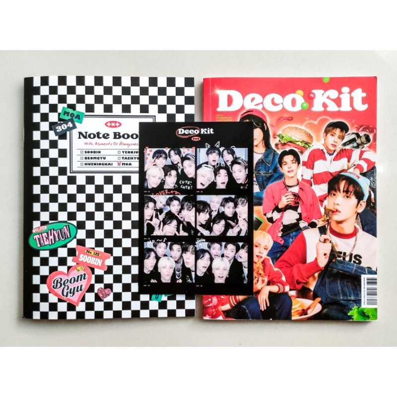 

Deco Kit TXT (notebook + deco book + cut photo grup)