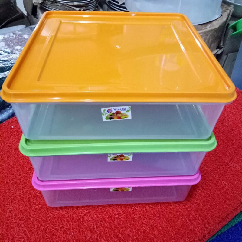 Tempat kue lapis/ kue basah/ kotak penyimpanan kue/ box hampers