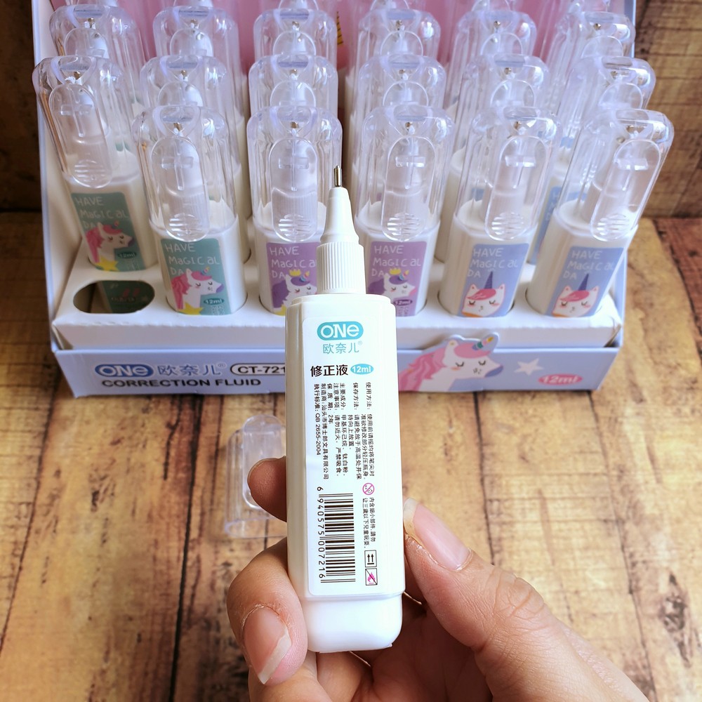 Correction Pen Fluid motif Little Unicorn CT-721 - Tip-Ex Pen Cair CT-721