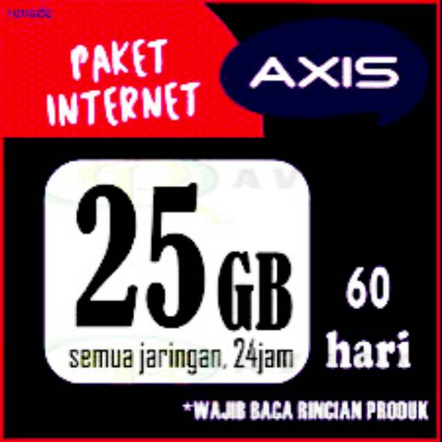 Axis 25GB 60 Hari