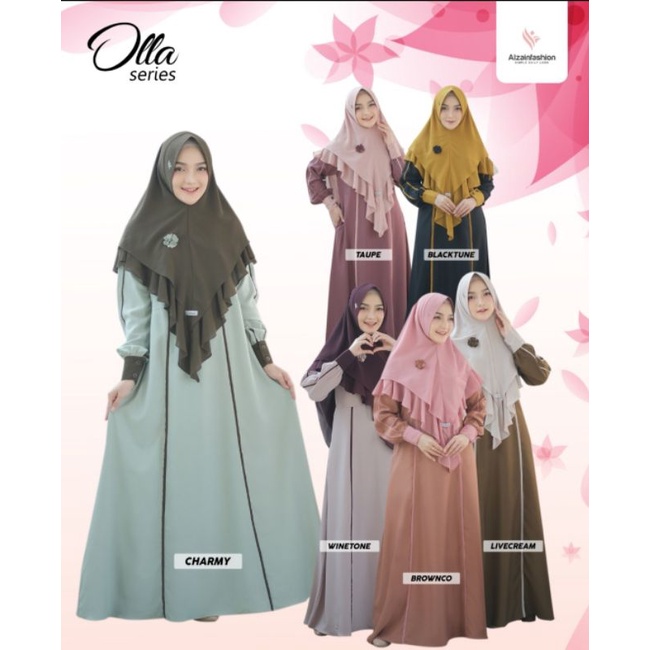 Olla Series Gamis Set by Alzain Fashion