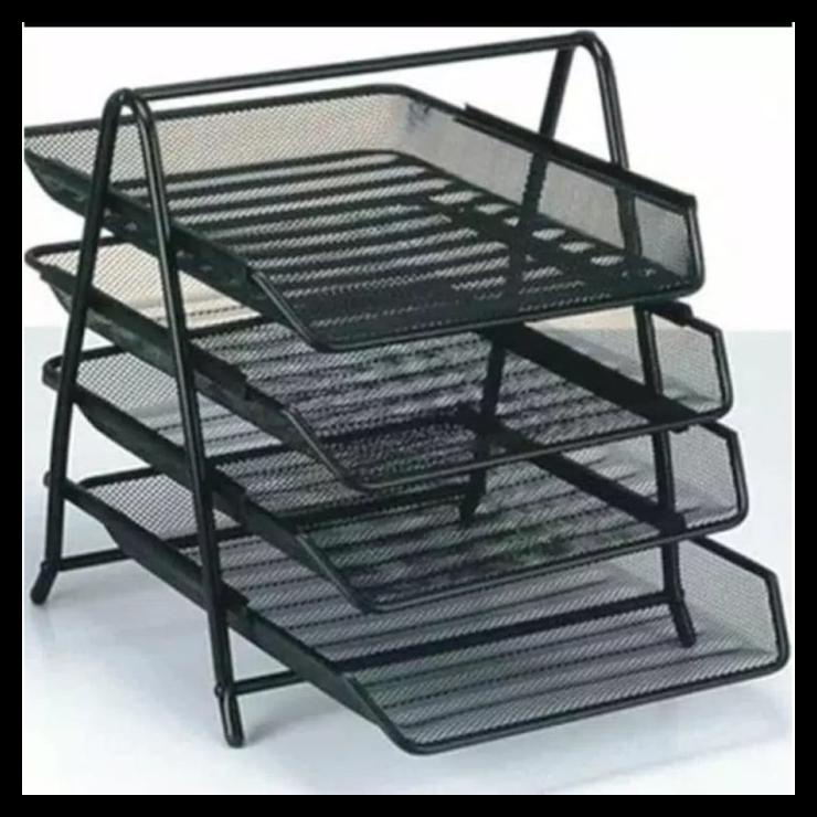 

BEST SELLER !!! LETTER /PAPER TRAY 4 SUSUN BESI RAK SUSUN VTEC TERLARIS