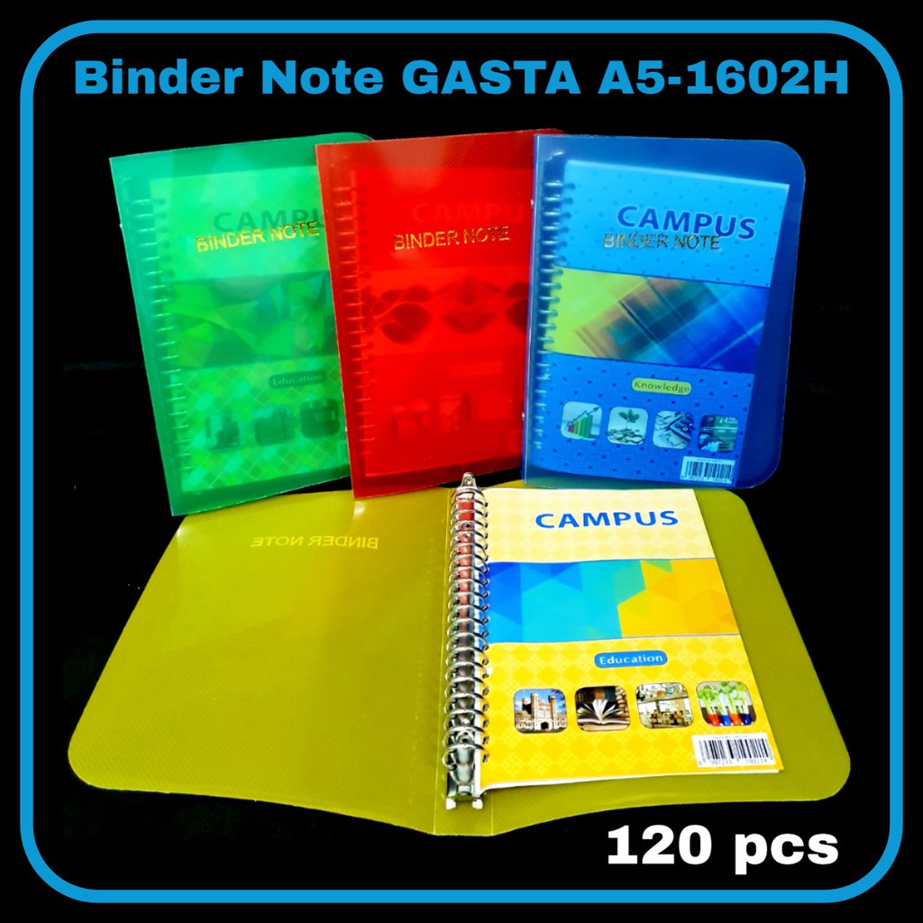 

ILP Binder Note GASTA A5-1602H / Buku Ring / Bindernote / Buku Note