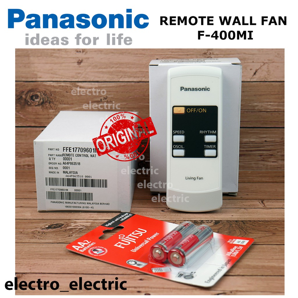 Remote Kipas Angin Panasonic F-400MI