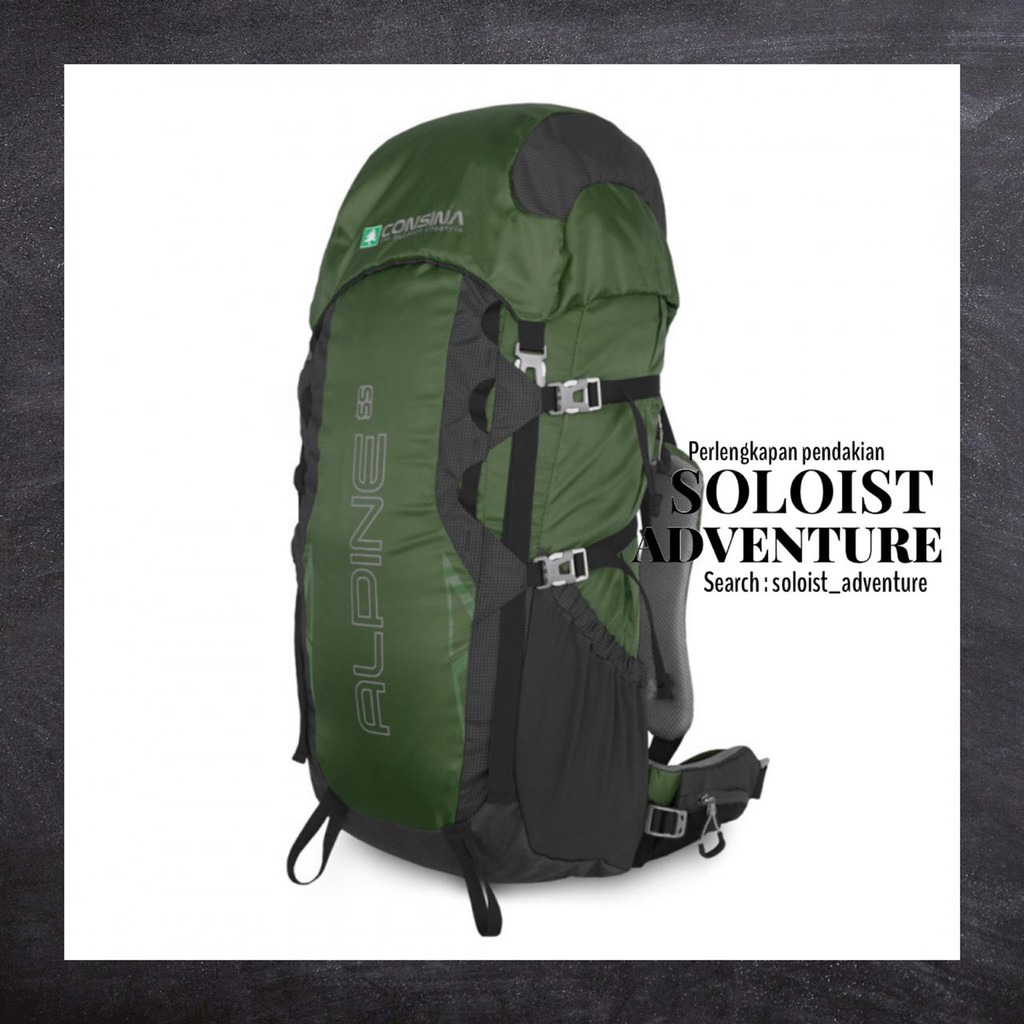 Hot Sale Tas Gunung Carrier Consina ALPINE 55L Original Consina