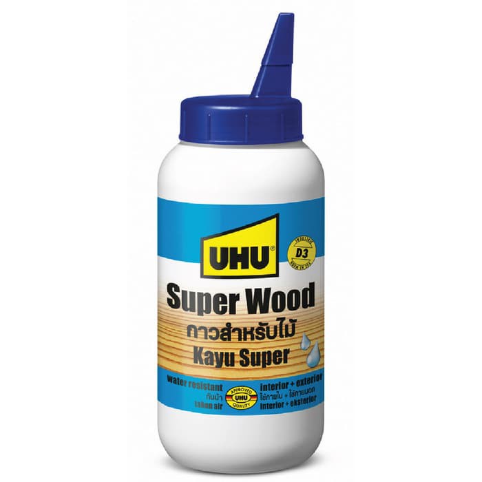 Jual UHU Super Wood Water Resistant 250gr / Lem Kayu Shopee Indonesia