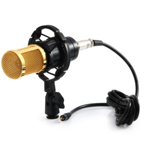 Taffstudio Mikrofon Kondenser Studio dengan Shock Proof Mount BM800 Microphone Rekaman Music Mikrofon Mic Vlog Karaoke Microphone Youtuber Microphone Karaoke Mic Rekaman Suara Jernih Mic Rekaman Nyanyi Mic Streamer Mic Untuk Main Game