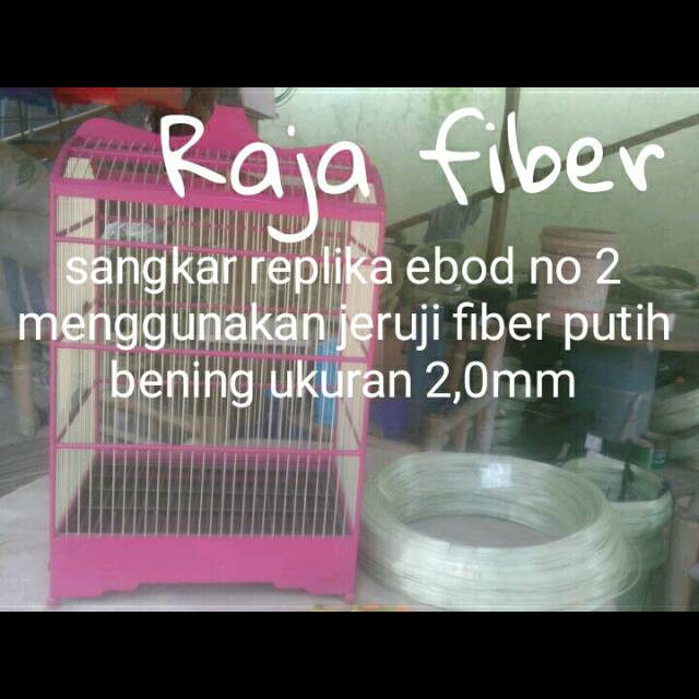 Jeruji fiber - ruji fiber  bening