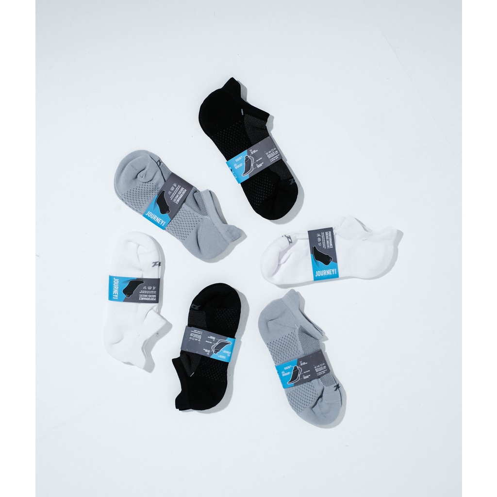 Trio Bundle - Tomo Journey Sports Ankle Socks / kaos kaki olahraga