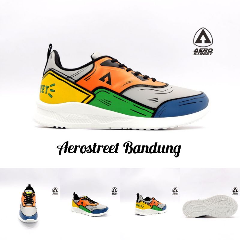 Aerostreet TIGER 2D orange hijau
