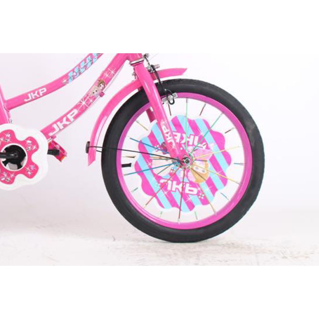 Sepeda Mini Anak Perempuan JKP Princess Bahan Chromoly Size 12 & 16 Inchi Garansi Original SNI COD-4