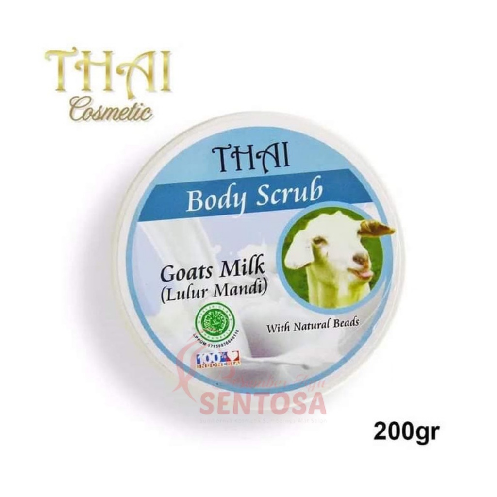 THAI Goats Milk Body Scrub 200gr - Susu Kambing