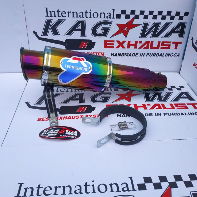knalpot racing termignoni tabung silincer selencer silencer slencer satria fu MX king R15 CB 150r