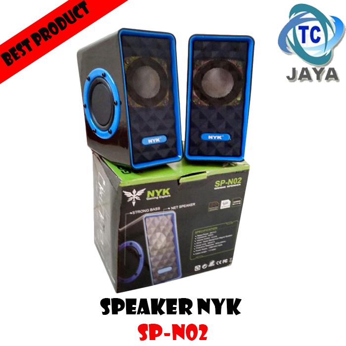 Speaker Komputer Gaming NYK SP-N02 - Hitam Biru