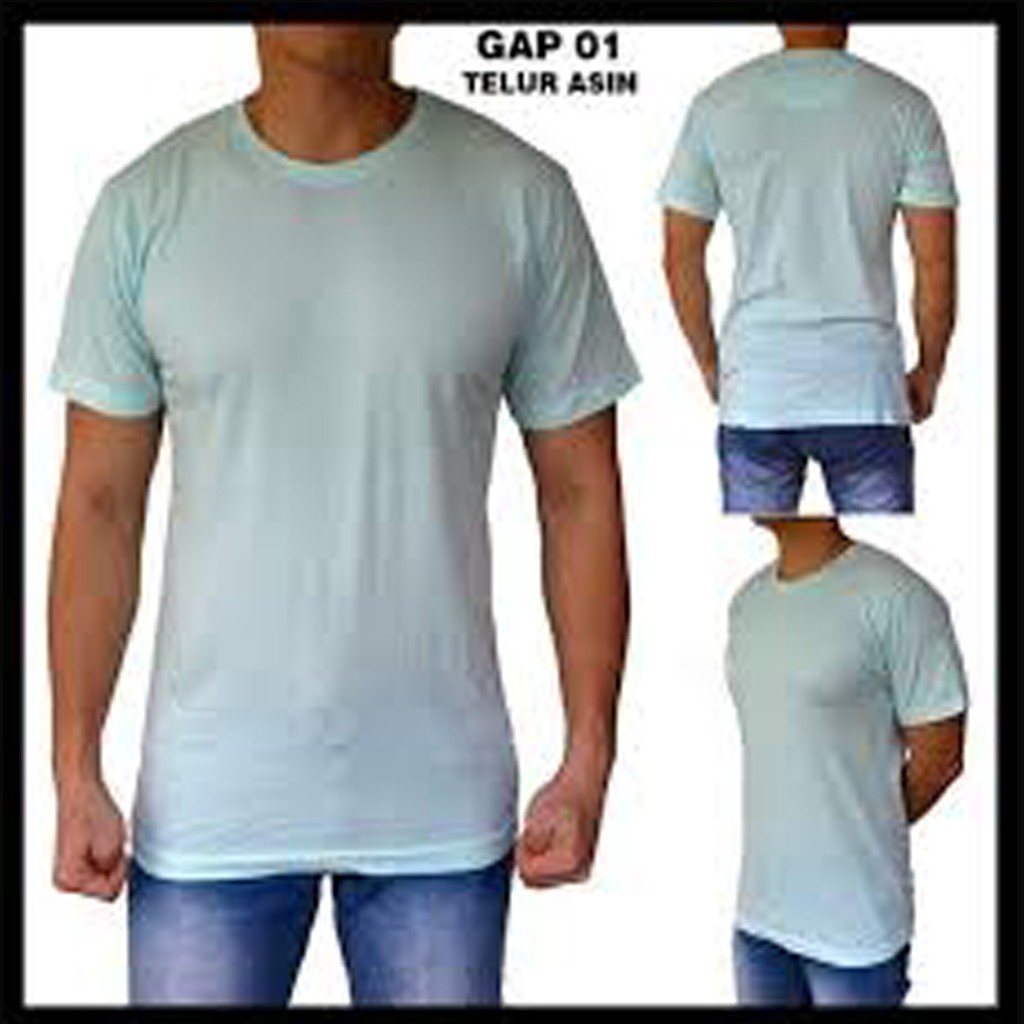 Kaos oblong polos katun Lengan Pendek GAP TSHIRT  COTTON 100 %