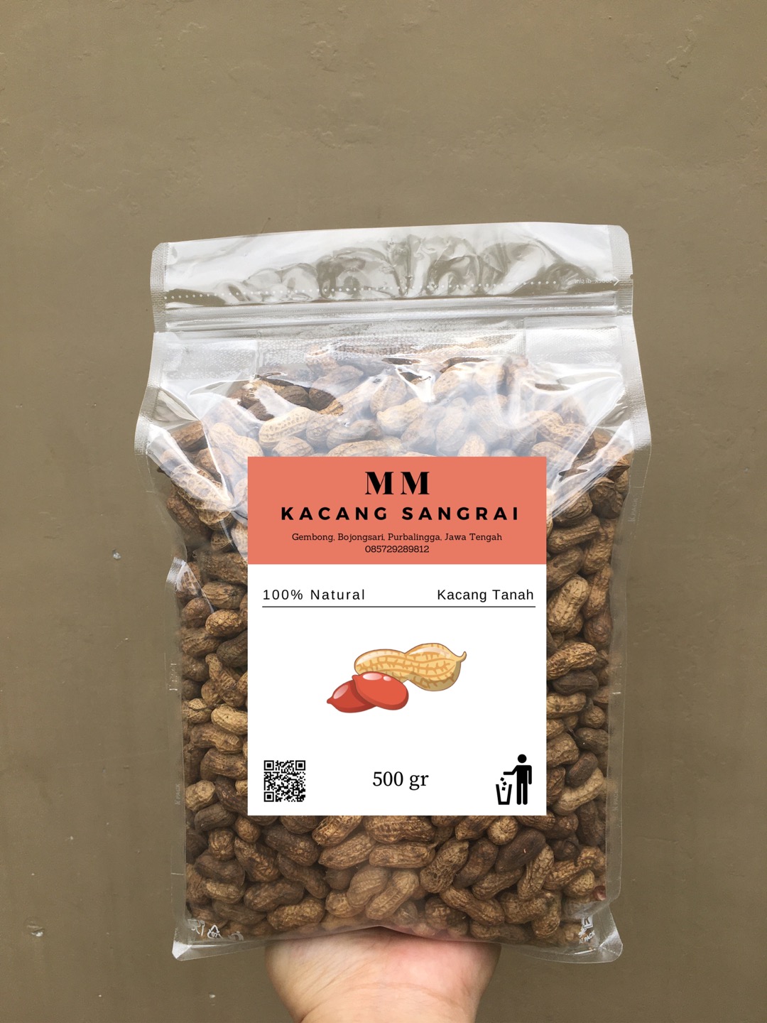 Flatbottom Window Ecopack Kpack 11.5 X 18 Cm 750 Wz | Kemasan Kopi Flat Bottom Packaging Eco Pack