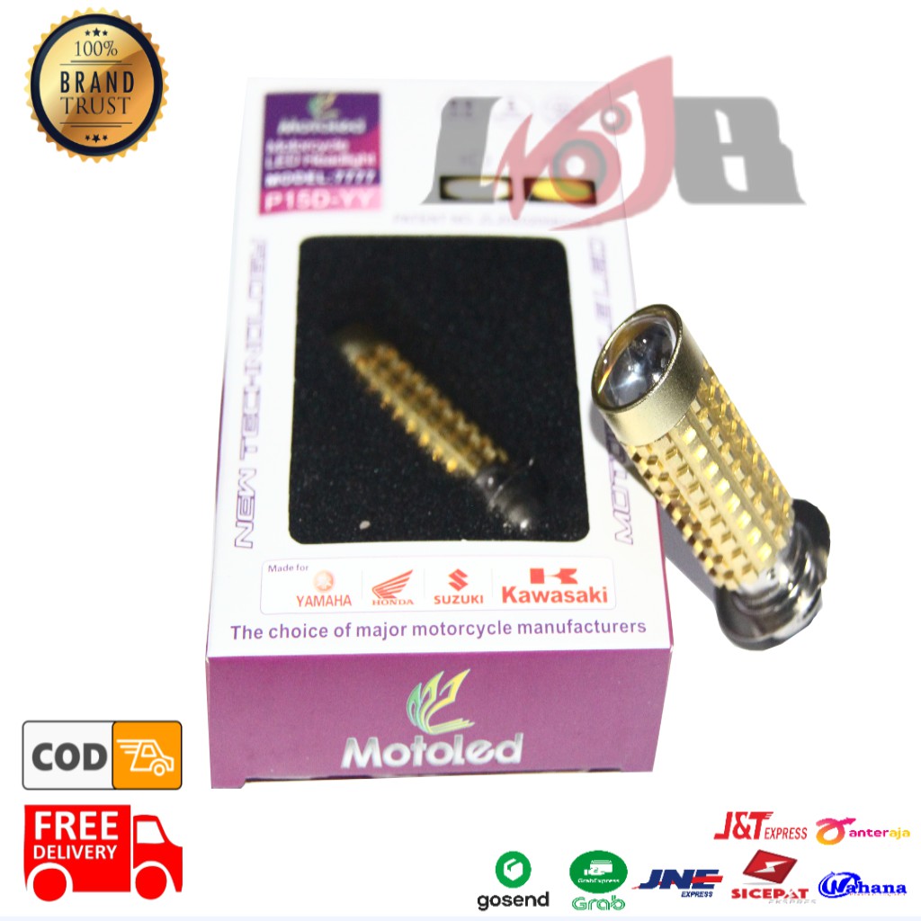 Lampu Led Motor Headlamp laser H6 motoled d2 lampu depan super terang putih kuning bebek matik