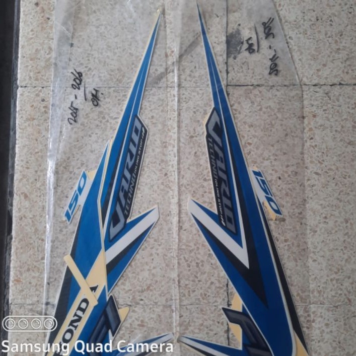 STRIPING STANDAR ORI LIST STIKER MOTOR HONDA VARIO 150 NEW LED FI TAHUN 2015/2016 STIKER VARIO 150 L