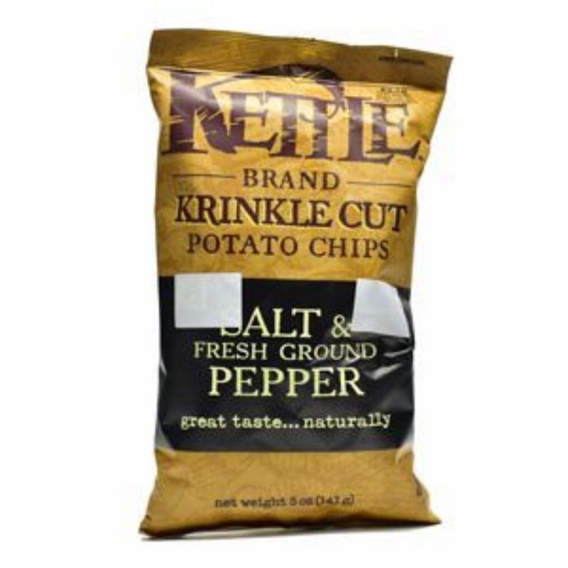 

KETTLE KRINKLE CUT SALT PEPPER 142 GR