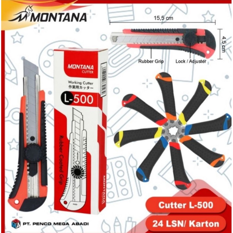 

cutter L 500 Montana pegangan karet