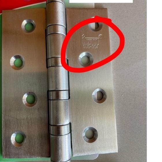 engsel pintu SUS 304/ ENGSEL 4 INC STAINLIS STEEL SUS 304 TEBAL/ engsel 4 inc pintu stanlis sus 304