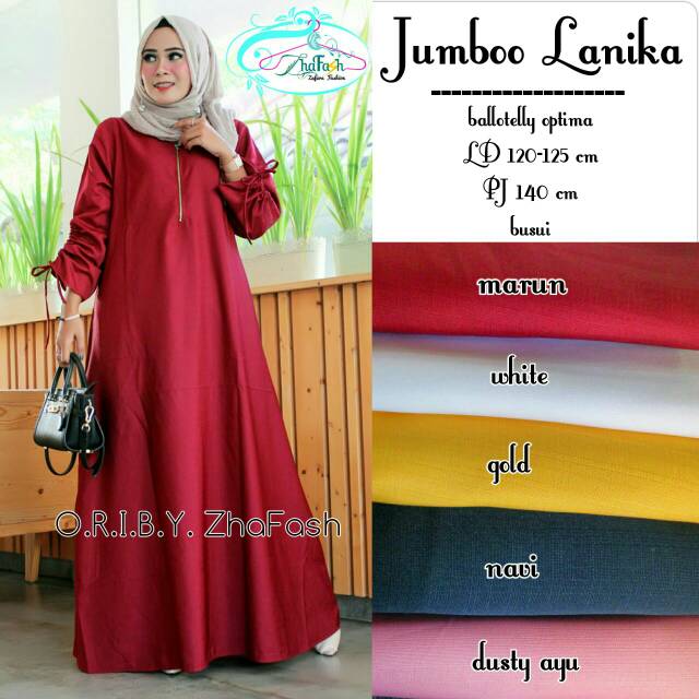 Jumbo Lanika/Gamis XXL Balotelli/Gamis Balotelli Jumbo/Gamis XXL/Gamis Balotelli Murah/Gamis XXL