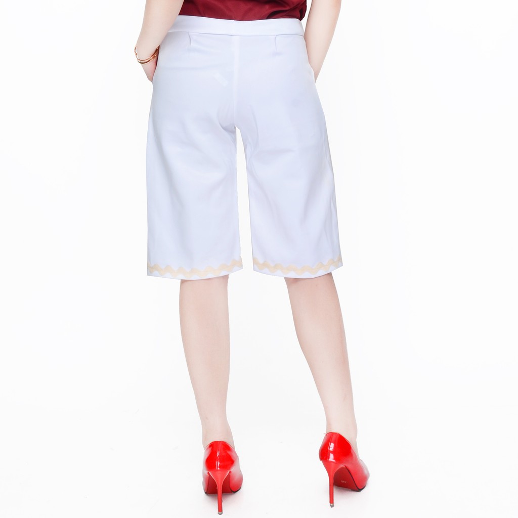 Celana Kulot pendek variasi renda Wanita gaya casual terbaru - XSHOP Juliet
