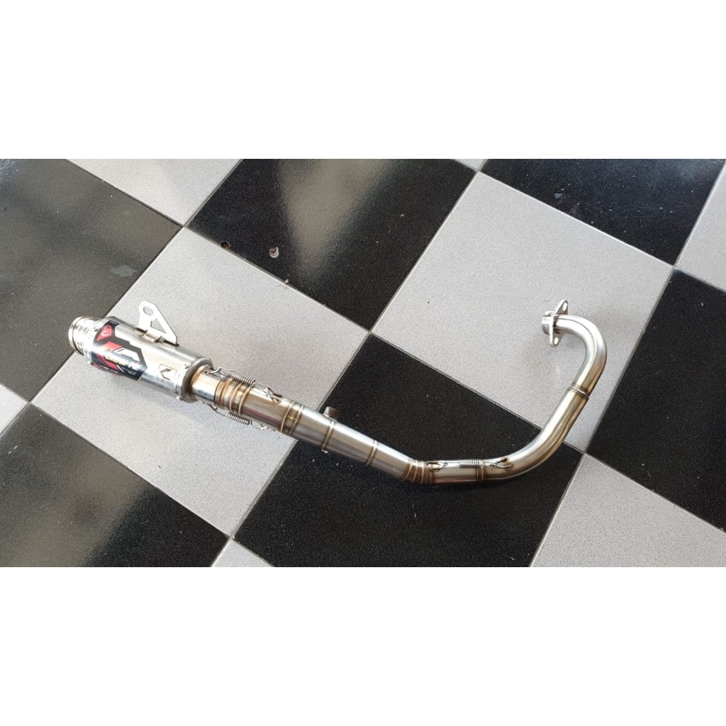 KNALPOT CREAMPIE JUPITER MX OLD/NEW ROAD RACE MP / MX KING ROAD RACE MP STAINLESS ORIGINAL JOGJA