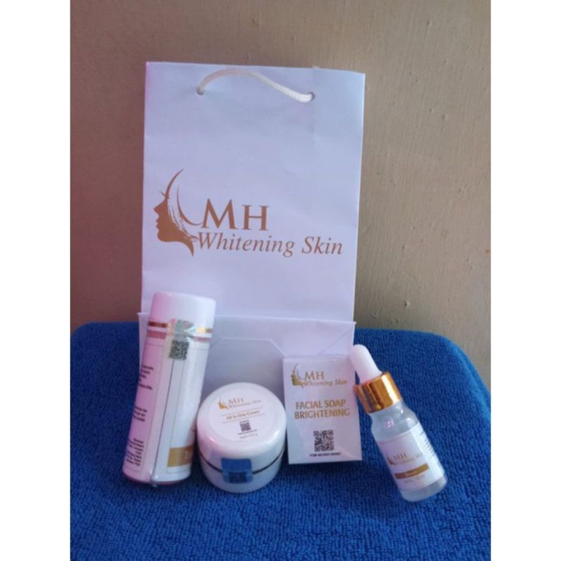 MH whitening skin pemutih wajah hologram kemasan baru