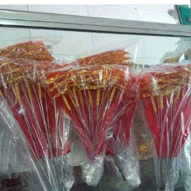 Sunting serunai tusuk sepuh emas / suntiang tusuk serunai ukuran besar