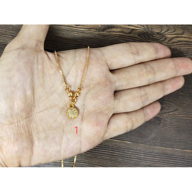 Fifi Fashion Kalung Koye Anak Perhiasan Lapis Emas D01