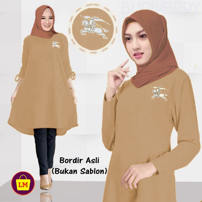 TERMURAH TERLARIS Atasan Tunik Wanita Muslim Tunik MYBERRY TERBARU LMS 09040 09043 09046