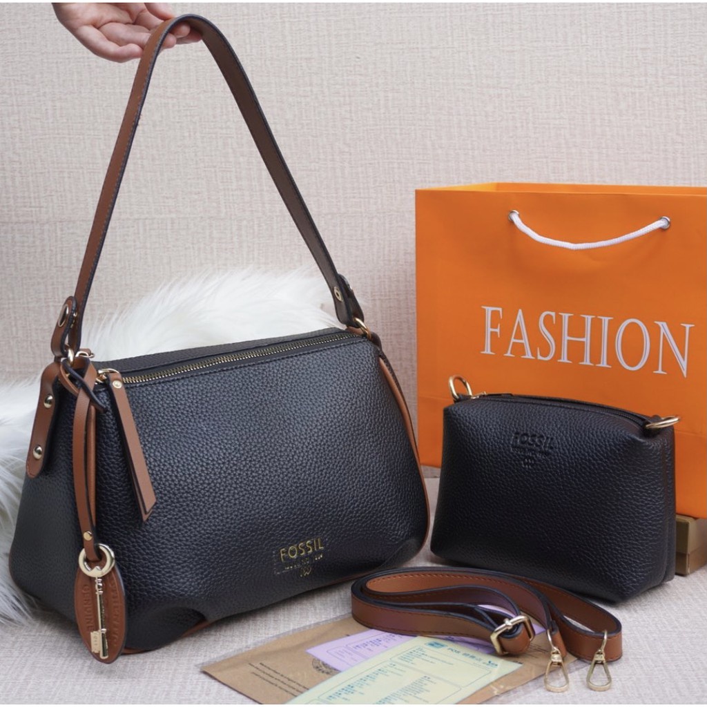 [ FREE PAPERBAG ] Tas wanita batam 008 SHOULDER tas bahu import premium murah