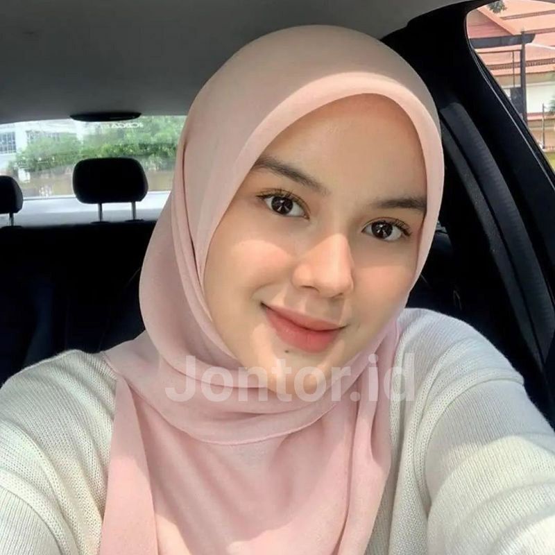 Hijab Paris Premium segi empat jahit tepi | Jilbab segiempat paris premium