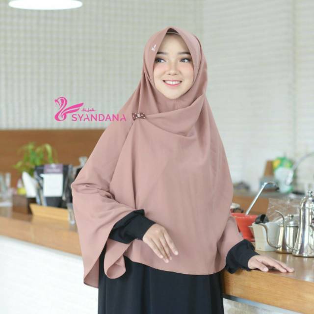 Gosya Mocca by Hijab Syandana / Khimar Bergo Syandana
