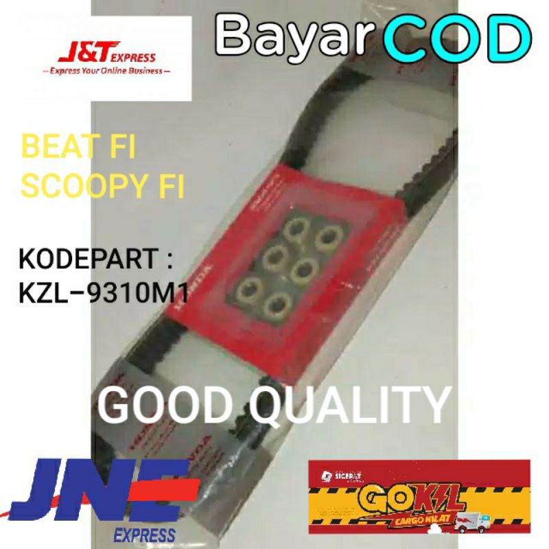 Vanbelt assy set roler scoopy fi penbel Beat fi vbelt panbel beat 2012 2013 2014 2015 ban penggerak 