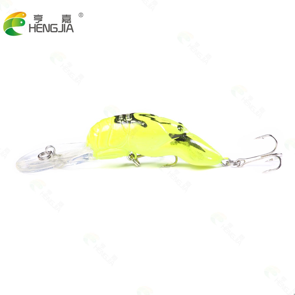 Hengjia 1pc Long Tongue Umpan Pancing Fishing Lure Tiruan Bentuk Ikan Kecil 8.5cm 8.2g Minnow Hard Bait Bahan Plastik Fishing Tackle