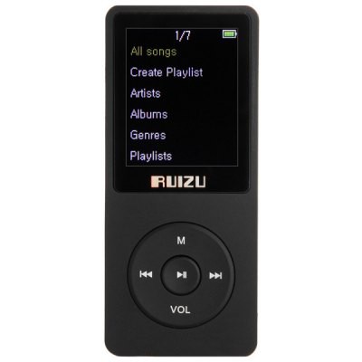 Ruizu X02 HiFi DAP MP3 Player 8GB - Black