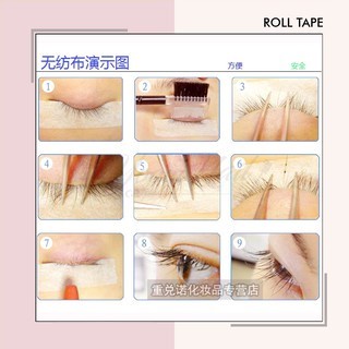 Roll tape eyelash non woven rolltape eyelash extension roll tape kertas