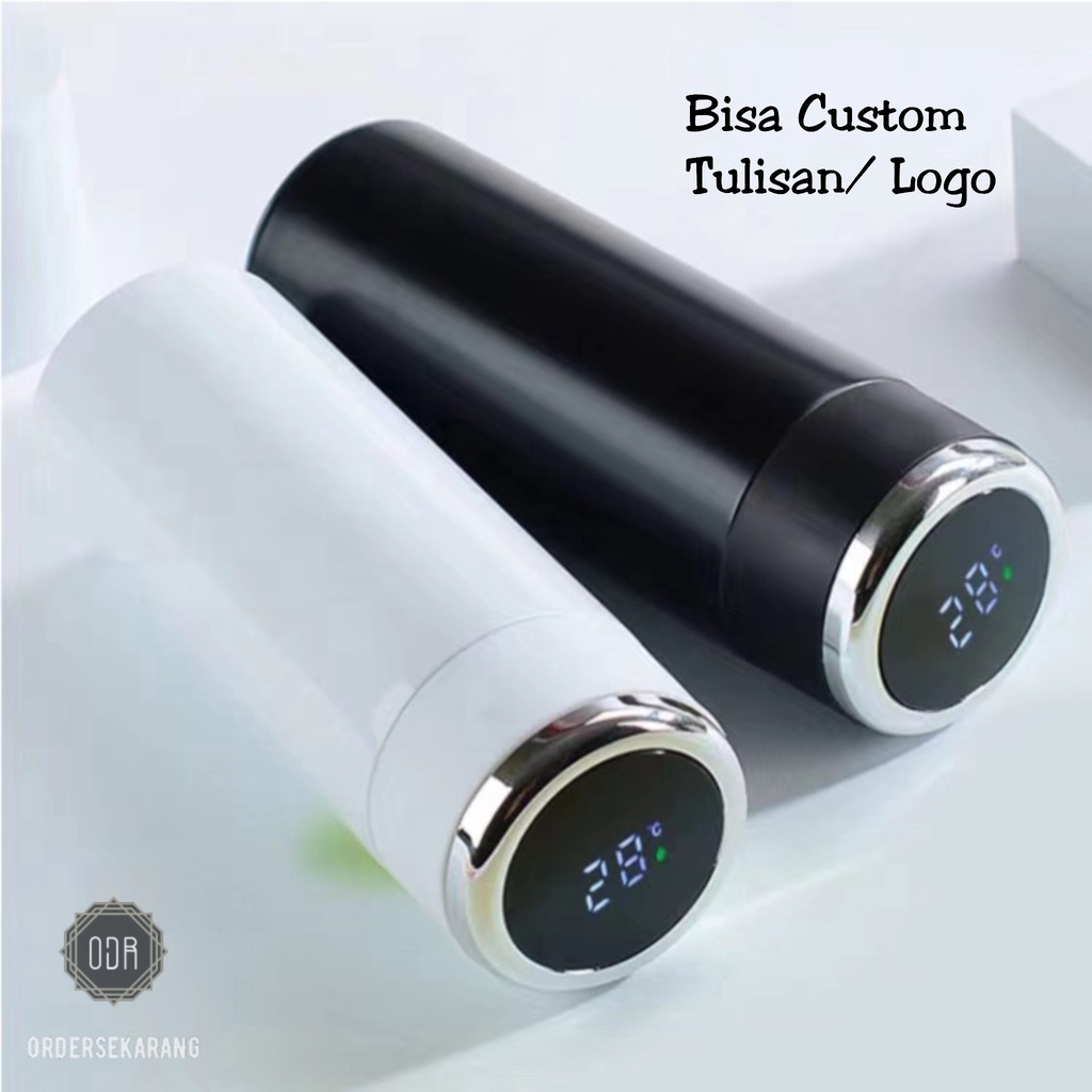 TUMBLER MODERN LED THUMBLER TUMBLR TERMOS THERMOS TEMPAT BOTOL MINUM SOUVENIR KADO PERNIKAHAN WEDDING TUNANGAN HAMPERS CUSTOM GRAFIR LASER LOGO NAMA BRAND MERK