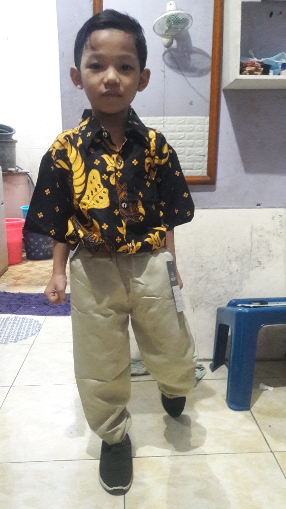 Baju Batik Anak Laki-laki 3-10th Baju Anak Kemeja Anak Hem Anak Motif New Lucu Keren Alkhalis