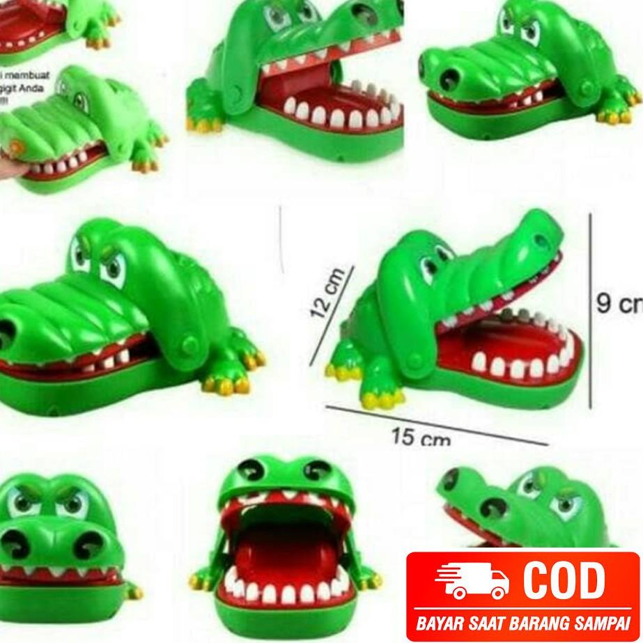 ✪BIG ⚡ALE✪MAINAN ANAK CROCODILE DENTIST GAME / MAINAN GIGI BUAYA - GIGIT BUAYA BERKULITAS