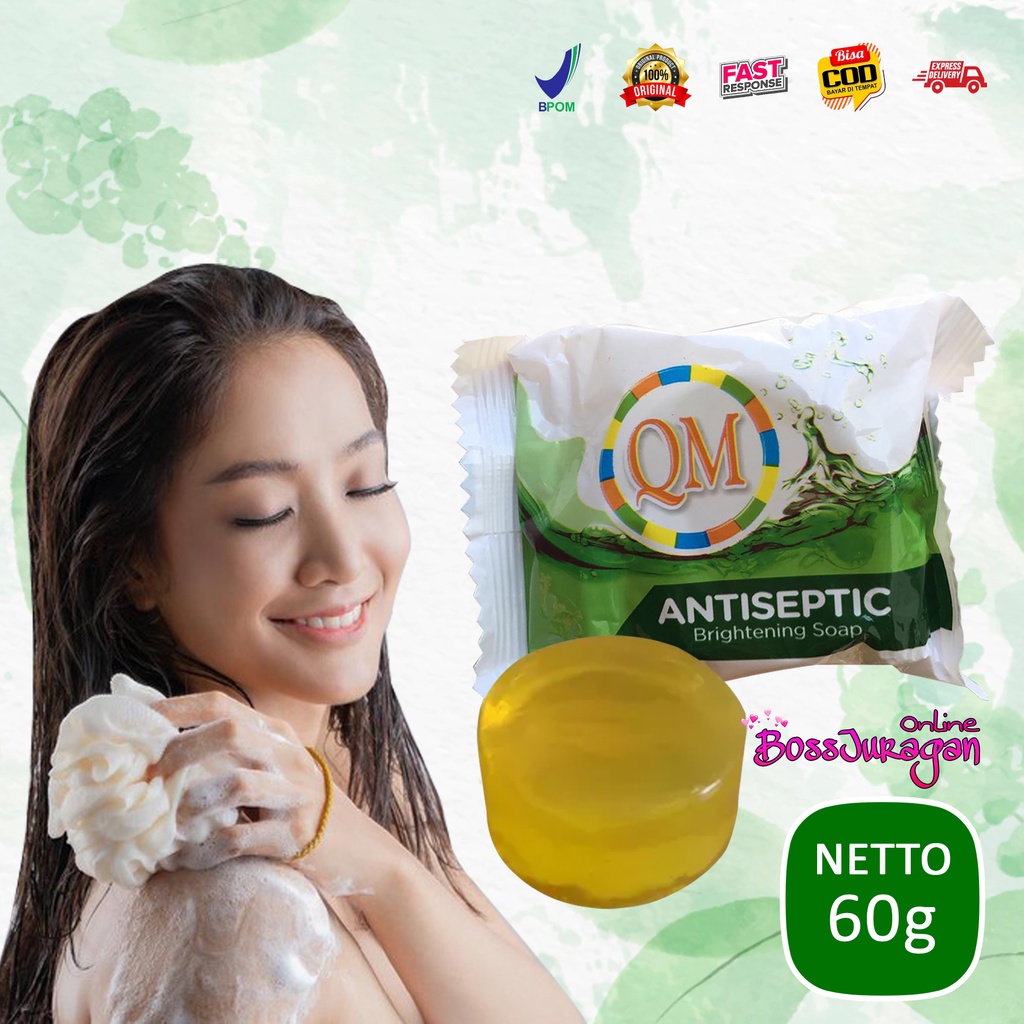 (BOSS) QM ANTISEPTIC Brightening Soap - Sabun Qm Antieptic