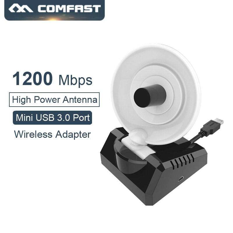 GRATIS ONGKIR 1200Mbps Dual Band USB WIFI adapter COMFAST CF-WU772AC high power Wireless Adapter