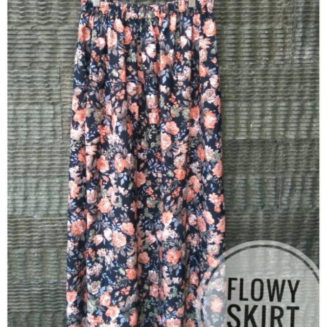 Floral skirt / rok bunga / rok motif