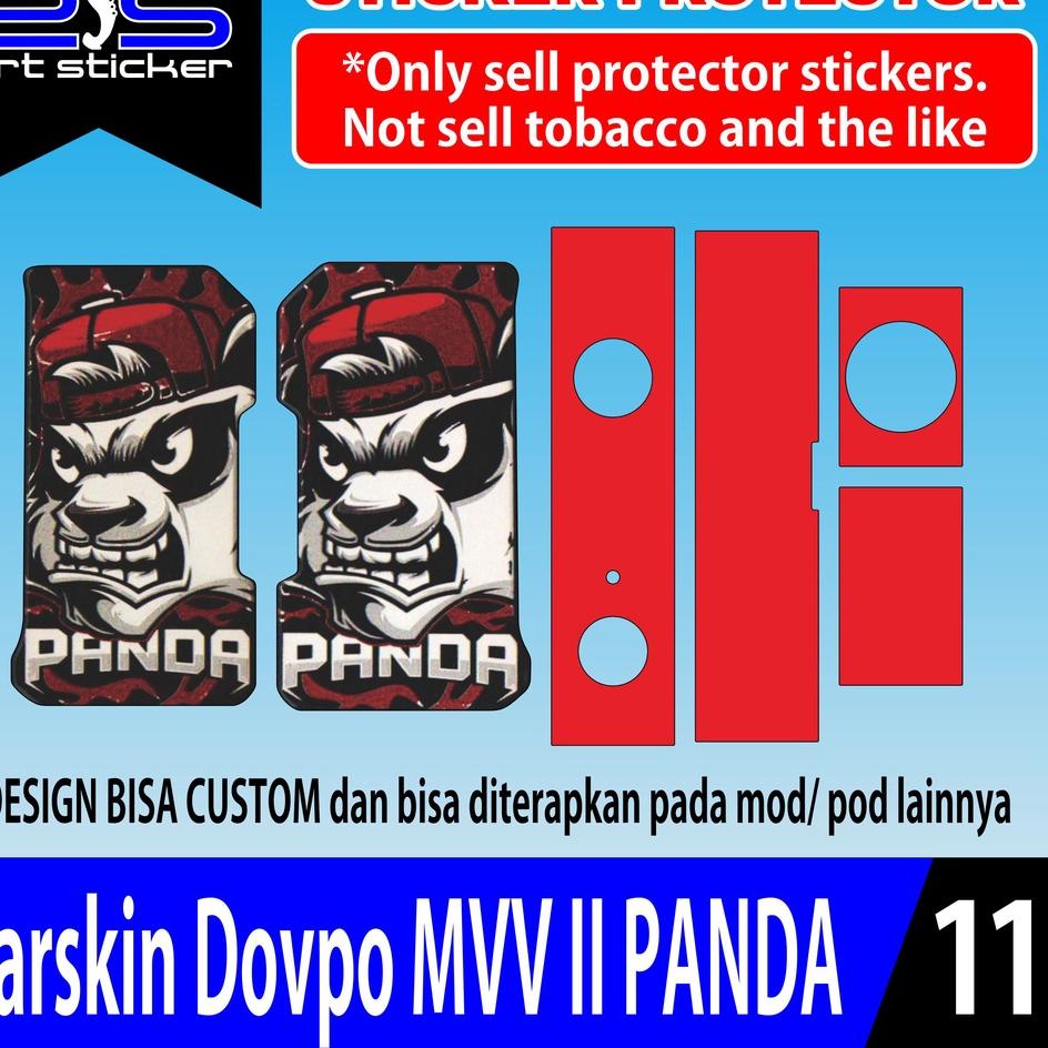 Garansi Tidak Rusak SKIN Sticker Garskin Dovpo MVV II Panda
