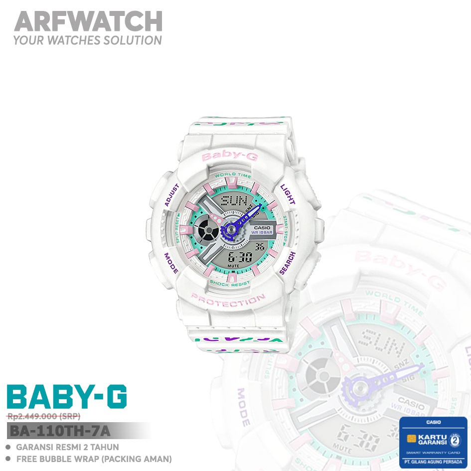 Casio Baby-G BA-110TH-7A / BA-110TH-7ADR Original