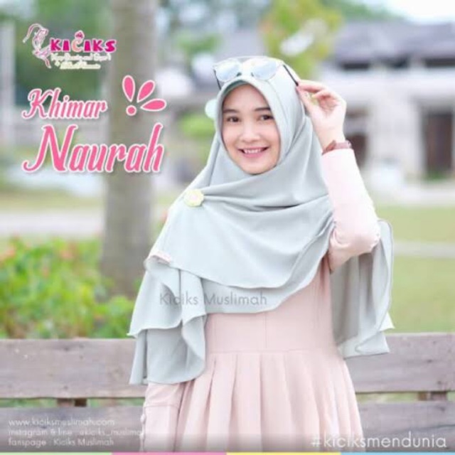 KHIMAR BY KICIKS MUSLIMAH KICIKS DAILY NAURAH LADY ZARA KERUDUNG SYARI HIJAB DAILY MUSLIMAH