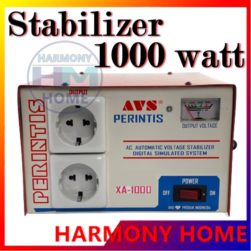 Stabilizer AVS Perintis Xa-1000Watt/500watt Stavol Automatic Voltage